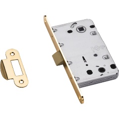 Изображение товара Защелка врезная механическая ADDEN BAU WC 414 GOLD, сантех. бесшумная, Золото