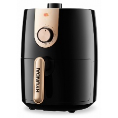 Изображение товара Аэрогриль Hyundai HYF-2057 черный/золотистый