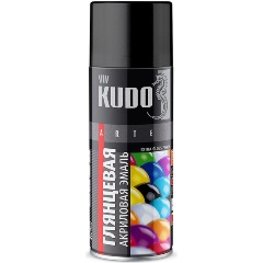 Изображение товара Аэрозольная акриловая краска Kudo KU-A9003M, матовая, 520 мл, белая