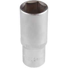 Изображение товара Торцевая головка AFFIX глубокая шестигранная 1/2'' 24 мм для крепежа