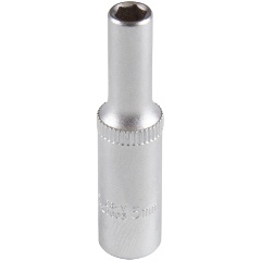 Изображение товара Торцевая головка AFFIX глубокая, шестигранная, 1/4", 5 мм