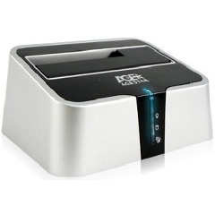 Изображение товара Док-станция для HDD 2.5'/3.5' AgeStar 3CBT2 пластик серебристый