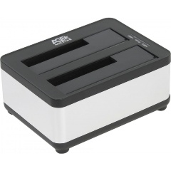 Изображение товара Док-станция для HDD 2.5'/3.5' AgeStar 3UBT8 пластик/алюминий серебристый