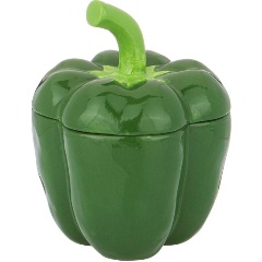 Изображение товара Блюдо для запекания AGNESS с крышкой "перец" 730 мл. 14*13*17 см. коллекция "il raccolto" 490-454