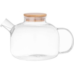 Изображение товара Чайник заварочный из стекла и бамбука AGNESS 1300 мл модель 887-252