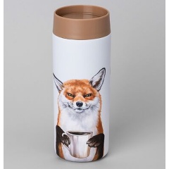 Изображение товара Термокружка AGNESS foxy 350 мл нержавеющая сталь герметичная