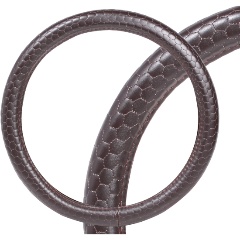 Изображение товара Оплетка на руль Airline AWC-SL-04L, искусственная кожа с тиснением, коричневая, 40см