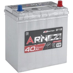 Изображение товара Аккумулятор ARNEZI JIS SMF NS40, 197x128x225, обратная полярность, 40 Ач