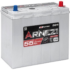 Изображение товара Аккумулятор ARNEZI JIS SMF NS60, 236x128x225, обратная полярность, 55 Ач