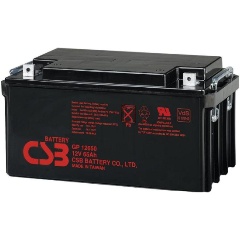 Изображение товара Аккумуляторная батарея для ИБП CSB GP12650 12V 65Ah (GP12650)