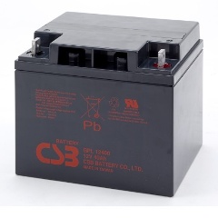 Изображение товара Аккумуляторная батарея для ИБП CSB GPL12400 12V 40Ah (GPL12400)