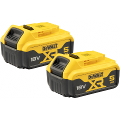 Изображение товара Аккумулятор DeWALT DCB184P2-XJ (18 В, 2x5 Ач)