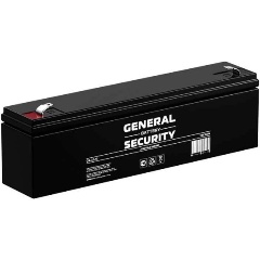 Изображение товара Аккумулятор General Security GSL2.3-12 Свинцово-кислотный 12 В 2.3 Ач для ИБП