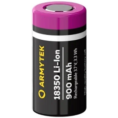 Изображение товара Аккумулятор незащищенный Armytek 18350 Li-Ion 900 мАч