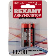 Аккумулятор rexant 18650