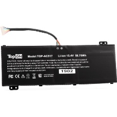 Изображение товара Аккумулятор TopON TOP-AC517 для ноутбука Acer AN517 15.4V 3733mAh PN: AP18E8M