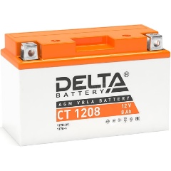 Изображение товара Аккумулятор Delta CT 1208 12В 8Ач AGM для мототехники, скутеров и квадроциклов