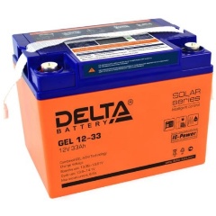Изображение товара Аккумуляторная батарея для ИБП DELTA BATTERY GEL 12-33