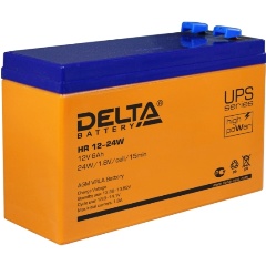 Изображение товара Аккумуляторная батарея для ИБП DELTA BATTERY HR 12-24 W