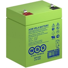 Изображение товара Аккумуляторная батарея для ИБП WBR GP1245 (12V16W)