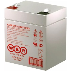 Изображение товара Аккумуляторная батарея для ИБП WBR GP1255 F2