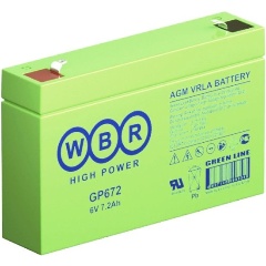 Изображение товара Аккумуляторная батарея для ИБП WBR GP672 (WBR GP672)