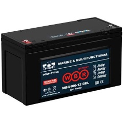 Изображение товара Аккумуляторная батарея для ИБП WBR MBG100-12 12 В 100 Ач свинцово-кислотная