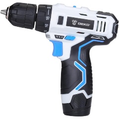 Изображение товара Дрель-шуруповерт аккумуляторная DEKO GCD12DU3 SNOW WHITE 1*12В 1.5Ач Li-Ion