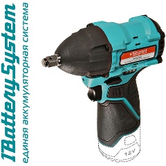 Изображение товара Аккумуляторный Гайковерт Sturm! CW1212BL 1BatterySystem12V