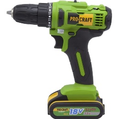 Изображение товара Шуруповерт аккумуляторный PROCRAFT Universal PA-18C COMPACT