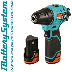 Изображение товара Аккумуляторный шуруповерт Sturm! CD1240BLC BatterySystem12V