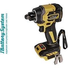 Изображение товара Аккумуляторный ударный винтоверт Hanskonner HCD20280BLW 18В с функциями и регулировками