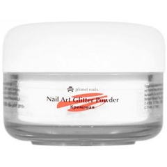 Изображение товара Акриловая пудра Planet Nails глиттер кремовая 15г для профессиональных ногтей