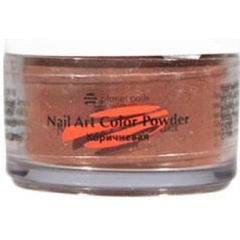 Изображение товара Акриловая пудра Planet Nails коричневая 5 г моделирующая для ногтей