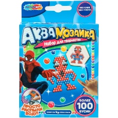 Изображение товара Аквамозаика МУЛЬТИ АРТ 100 бусин спайдер, AQUA-122283