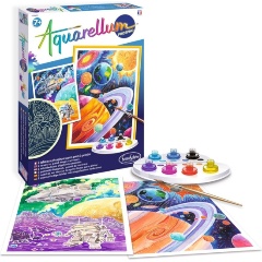 Изображение товара Набор для творчества SENTOSPHERE 6413 Акварельная раскраска. Космос