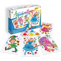 Изображение товара Набор для творчества SENTOSPHERE 6501 Акварельная раскраска. Алиса в стране чудес