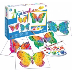 Изображение товара Набор для творчества SENTOSPHERE 661 Акварельная раскраска. Бабочка