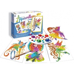 Изображение товара Набор для творчества SENTOSPHERE 677 Акварельная раскраска. Нимфы