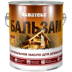 Изображение товара Натуральное масло для дерева Акватекс Бальзам, матовое, 2,2 л, палисандр