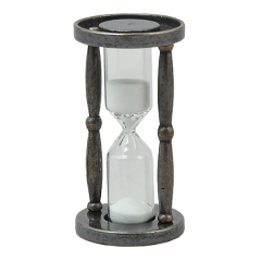 Изображение товара Песочные часы ALBERTI LIVIO 3 минуты антикварные латунь декоративные