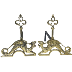 Изображение товара Дровница ALBERTI LIVIO Драконы, под бронзу