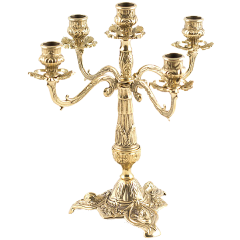 Изображение товара Канделябр Бутон ALBERTI LIVIO на 5 свечей, 32x30x30