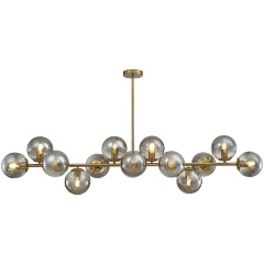 Изображение товара Подвесная люстра Alfa Light F2024-01 E27*12 античная бронза