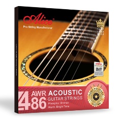 Изображение товара Струны для акустической гитары Alice AWR486-XL 10-47, премиальное качество