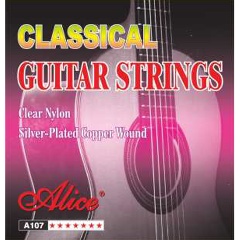 Изображение товара Струны для классической гитары Alice 28,5-44, 6 шт., AC107BK-H