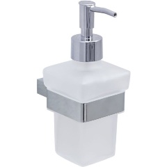 Изображение товара Дозатор для мыла ALLEN BRAU 6.21006-00 INFINITY , мат.стекло/латунь, хром (265477)