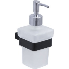 Изображение товара Дозатор для мыла ALLEN BRAU 6.21006-31 INFINITY , мат.стекло/латунь, черн.мат (265478)