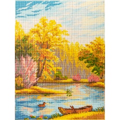 Изображение товара Алмазная мозаика ФРЕЯ ALPD-026 Осенний мотив 30х40 см