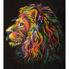 Изображение товара Алмазная мозаика ФРЕЯ Царь зверей 30х40 см набор для творчества